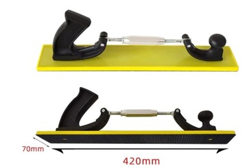 Плоскости дугового шлифования 70х420мм с гибкой лентой Velcro Kormax