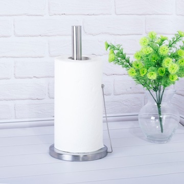 МЕТАЛЛИЧЕСКАЯ КУХОННАЯ ПОЛОЧКА ДЛЯ БУМАЖНЫХ ПОЛОТЕНЕЦ KAMILLE PAPER TOWELS