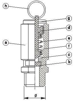 КОМПРЕССОР ПРЕДОХРАНИТЕЛЬНЫЙ КЛАПАН КОМПРЕССОРА 10,5 1/4