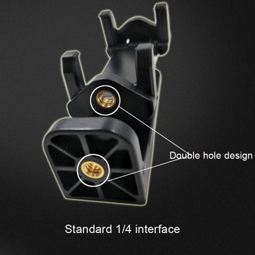 Держатель для телефона 1/4 дюйма, ВРАЩАЮЩИЙСЯ для телефона на штативе, повернут на 360 градусов