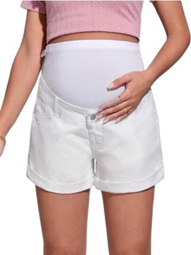 SHEIN SPODENKI CIĄŻOWE JEANSOWE KRÓTKIE 36 ŁŁB