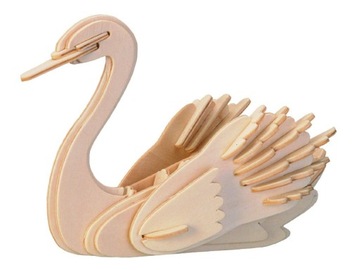 Łabędź składanka drewniana puzzle 3D M034 Sea-Land