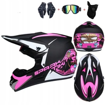 KASK MOTOCYKLOWY OFF-ROAD ENDURO MOTOCROSS S