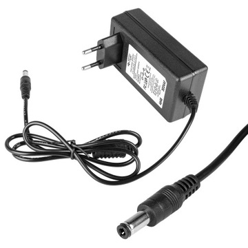 Zasilacz Impulsowy LED WTYCZKOWY 3A 36W 12V do taśm LED + kabel DC