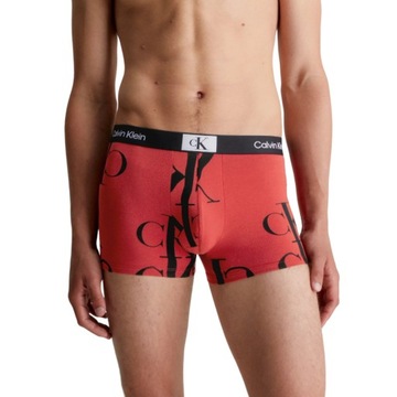 CALVIN KLEIN BOKSERKI MĘSKIE MAJTKI 1P TRUNK CZERWONE r.XL