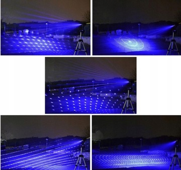 Лазерная указка, синяя 5 Вт