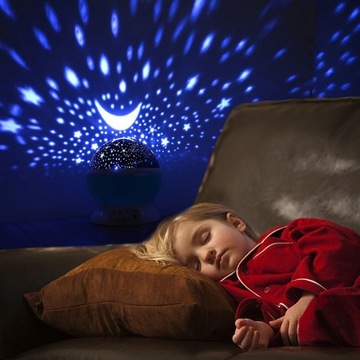 LAMPKA NOCNA LED PROJEKTOR GWIAZD WIELE WARIANTÓW