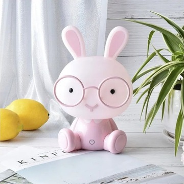 НОЧНИК ДЛЯ ДЕТЕЙ КРОЛИК SOFT LED USB СИЛИКОН