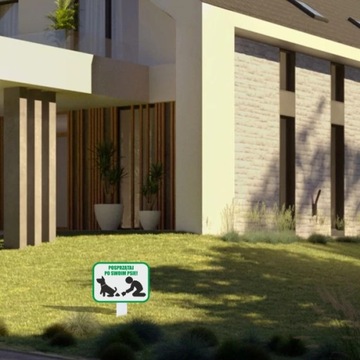 Доска Доска Убери за собакой 30х20