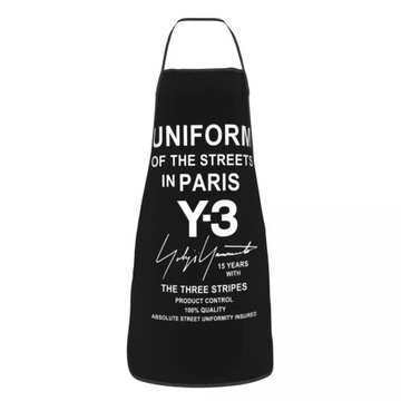 Funny Yohji Yamamoto Bib Apron Men Women Unisex Kitchen Chef Tablier