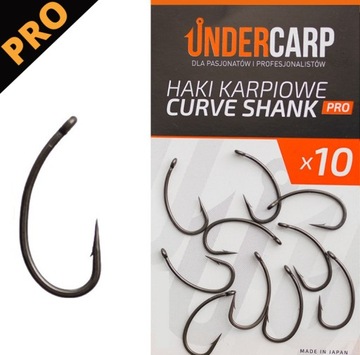 UNDERCARP Haki Karpiowe Curve Shank 2 PRO