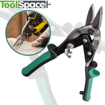 NOŻYCE DO BLACHY prawe RĘCZNE DO CIĘCIA METALU STALI SIATKI SZCZYPCE CĘGI