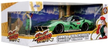 Автомобіль JADA TOYS Street Fighter 1969 Chevrolet Corvette ZL1 + фігурка