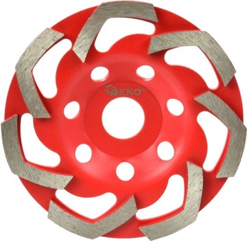 TARCZA GARNKOWA DO SZLIFOWANIA BETONU 125mm RED