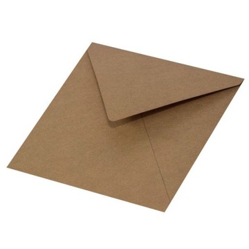 Крафт КОНВЕРТ 15х15 Бумажные изделия - 5 шт.