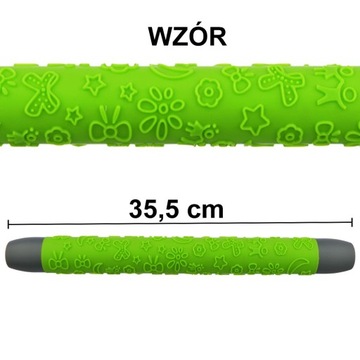 ДЕКОРАТИВНЫЕ ВАЛИКИ ДЛЯ ТЕСТА, УЗОРЫ РОМБУС, 2 ШТ.