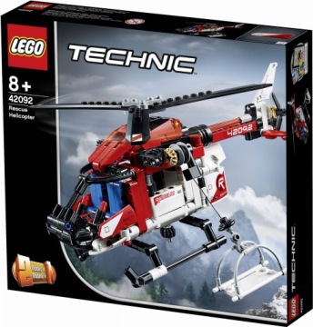 LEGO TECHNIC HELIKOPTER RATUNKOWY 42092