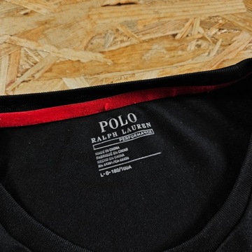 Koszulka T-shirt Czarna POLO RALPH LAUREN Performance Męska Nowy Model L