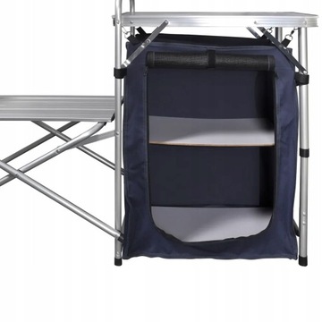 СКЛАДНАЯ ТУРИСТИЧЕСКАЯ КУХНЯ С АЛЮМИНИЕВОЙ КРЫШКОЙ