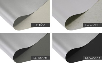 ВНУТРЕННИЕ ЧЕРНЕННЫЕ РОЛЛЕТНИ В КАССЕТЕ С НАПРАВЛЯЮЩИМИ