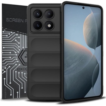 КРЫШКА ARMOR CASE + СТЕКЛО для XIAOMI POCO X6 PRO 5G