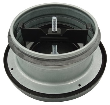 ПРОЯВИТЕЛЬ ВЫХЛОПНОГО ВОЗДУХА 125 ММ ЧЕРНАЯ РАМКА + ЛЕНТА