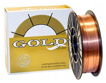 Drut spawalniczy 0,8mm 5kg GOLD