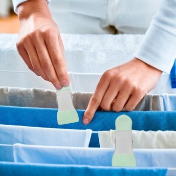 Прищепки Металлические зажимы для белья 10 шт.