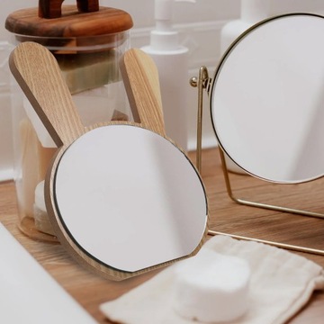 2 зеркала для девочек, принадлежности для макияжа в спальне