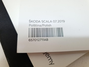 KNIHA SERVISNÍ NÁVOD SKODA SCALA