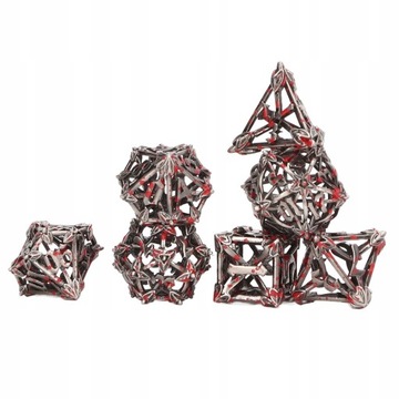 НАБОР КУБИКОВ DICE MACABRE DND RPG, 7 ШТ.