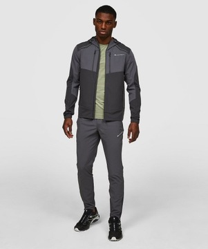 СЕРЫЕ СПОРТИВНЫЕ БРЮКИ MONTERRAIN С ЛОГОТИПОМ НА МОЛНИИ 8XC XTR__XXL