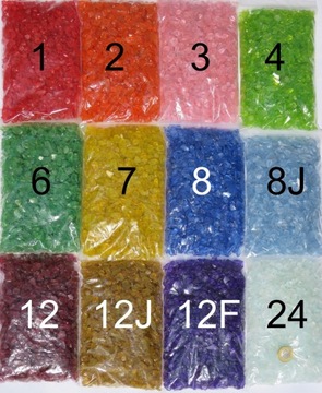 Стеклянные камешки, бесцветные кристаллы, декоративная стеклянная крошка Exotic Stones