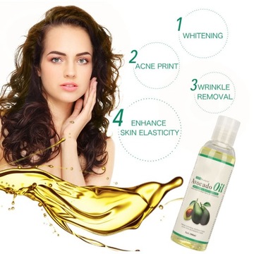 Масло авокадо, отбеливающее увлажняющее масло для тела 100 мл