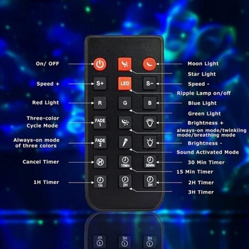 Звездный проектор для ночного освещения, звезда