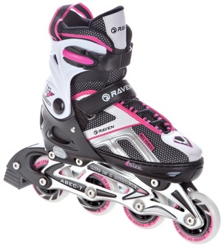 Rolki regulowane RAVEN Pulse Black/Pink 40-43 (OUTLET)