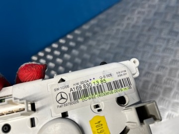 MERCEDES W245 W169 PANEL KLIMATYZACJI A1698301385