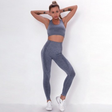 SPORTS SET топ бесшовные леггинсы для фитнеса M