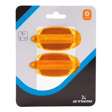 Odblaski na koła rowerowe BTWIN 100