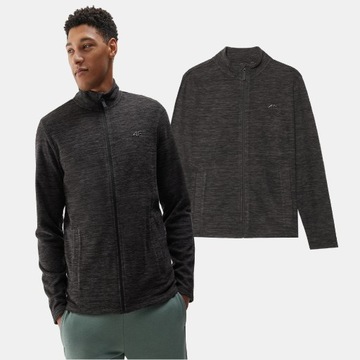 4F МУЖСКАЯ ФЛИСОВАЯ СВИТШОТ НА МОЛНИИ