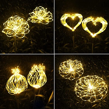 ФЕЙЕРВЕРК СОЛНЕЧНАЯ САДОВАЯ ЛАМПА 120x5 LED Одуванчик СОЛНЕЧНЫЕ СОЛНЕЧНЫЕ ЛАМПЫ