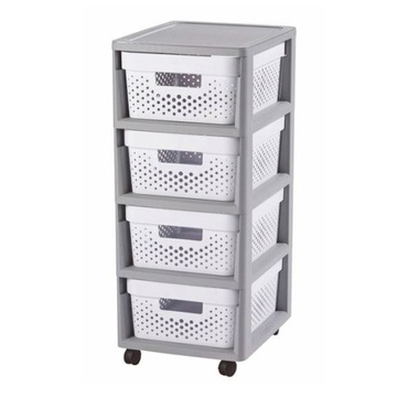 АЖУРНАЯ ПОЛКА ИЗОГНУТЫЙ КОМОД ВМЕСТИМОСТЬЮ ЯЩИКОВ 4х11Л