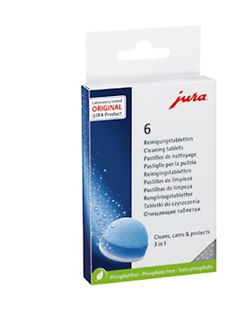 TABLETKI CZYSZCZĄCE TRÓJFAZOWE DO EKSPRESU JURA 24225 6SZT