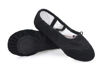 Танцевальные туфли для балерин Ballet CC, размер 34, черные