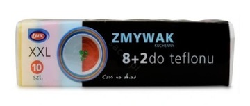 ZMYWAK KUCHENNY GĄBKA DO NACZYŃ MYJKA 10 SZTUK