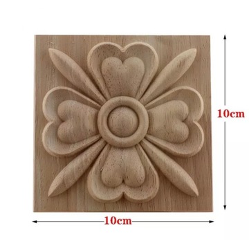DREWNIANY DEKOR MEBLOWY RENOWACJA SZTUKATERIA 10cm
