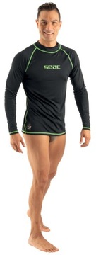 Koszulka UV męska rashguard SEAC T-SUN czarna 3XL