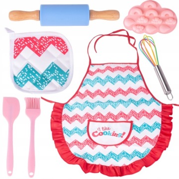 КУХОННЫЙ НАБОР ДЛЯ ВЫПЕЧКИ ФАРТУК + АКСЕССУАРЫ