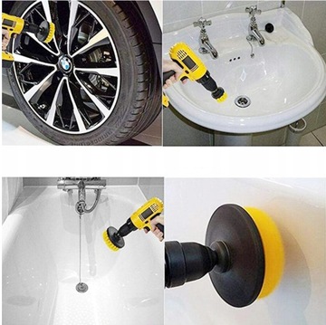 SZCZOTKI CZYSZCZĄCE SPRZĄTAJĄCE NA WIERTARKĘ PADY