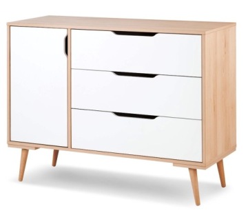 KLUPŚ Комод СОФИ бук-белый + БЕСПЛАТНЫЙ КРЫШКА!!!